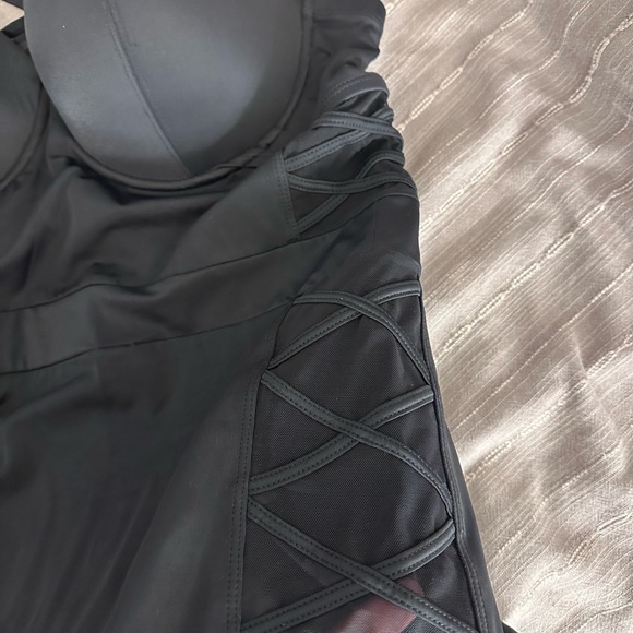 Torrid black swim suit. - Picture 2 of 4